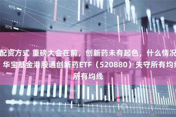 配资方式 重磅大会在前，创新药未有起色，什么情况？华宝基金港股通创新药ETF（520880）失守所有均线